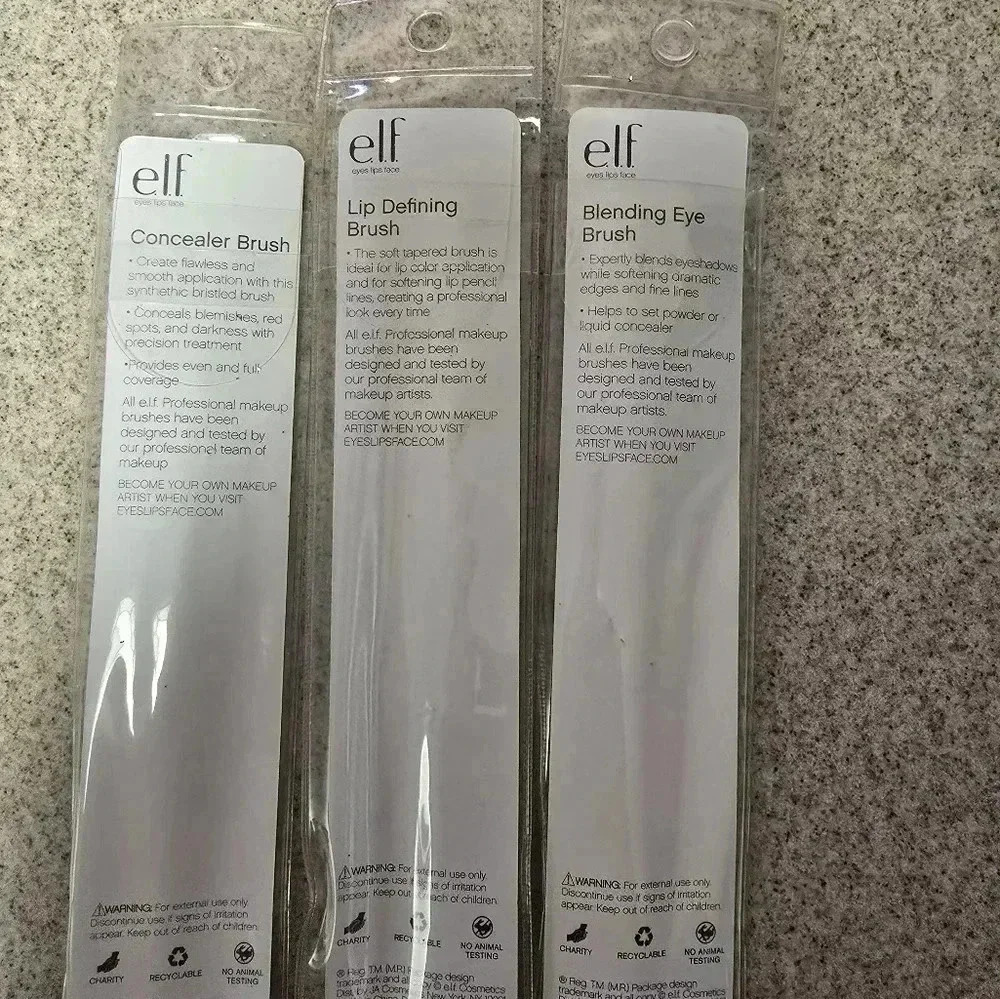 Elf makeup brush lot of 3 - new - Picture 2 of 2